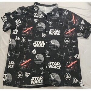 Star Wars Darth Vader Hawaiian Mens Shirt XL